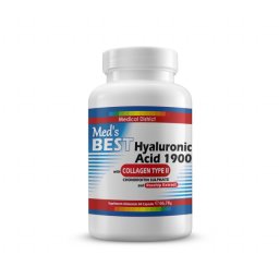 Best Hyaluronic Acid 1900 Hialuronic cu Collagen Tip 2 60 capsule Med's Best Coxartroza Gonartroza Colagen Piele