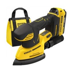 Stanley - SFMCW221D1S - Slefuitor delta cu 1 acumulator si incarcator, Li-Ion, 18 V, 2 Ah