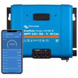 Accesorii sisteme fotovoltaice CONTROLLER VICTRON ENERGY SMARTSOLAR MPPT 250/100-TR