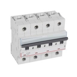 Siguranta automata 125A 4P 10ka C DX3 Legrand 408705
