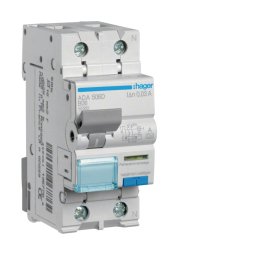 Diferential 6A RCBO 1P+N 30mA 10Ka B tip A Hager ADA506D