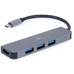 GEMBIRD USB Type-C 2-in-1 multi-port adapter (Hub + HDMI)