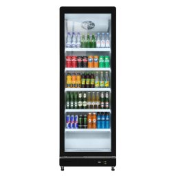 Vitrina frigorifica profesionala STARCREST SPS-591BK, 591 L, Termostat reglabil, Iluminare LED, H 214 cm, Negru