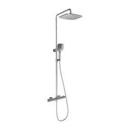 Ravak X070442 - Set de duș cu baterie termostatică FLAT, crom lucios