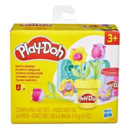 Set Play-Doh de creatie flori lalele si narcise pentru copii 3+