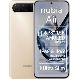 Telefon mobil NUBIA Air 256GB 8GB RAM Dual Sim 5G Titanium Desert