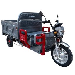 Triciclu Electric Cargo Samus HOUSTON-25-1.5-72V45 Motor 1500W Viteza Maxima 25KM/H Autonomie 69KM Argintiu