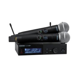 Microfon Shure SLXD24D+E/58-G65 Dual Digital Wireless Negru