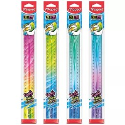 Maped: Twist n Flex linear, 30 cm - diferite