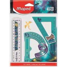 Set riglă Maped Dragon – indestructibil, 3 buc.