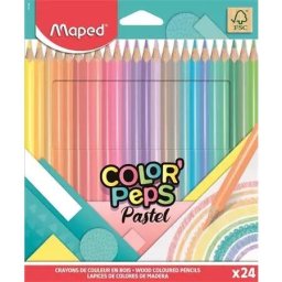 Creion grafit triunghiular cu gumă Maped: Dragon