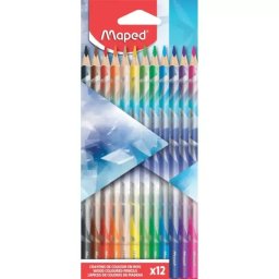 Maped: set de creioane colorate Arctic - triunghiulare - 12 buc.
