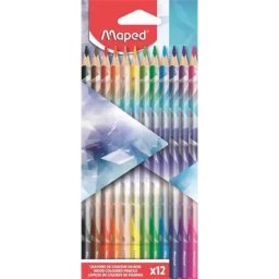Set creioane colorate Maped Color Peps Infinity Kidy, 12 buc.