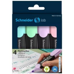 Schneider: Set de markere text subliniere – pastel