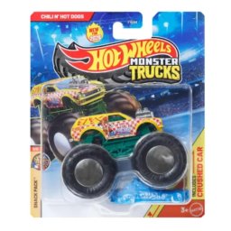 Hot Wheels: Mașinuță Monster Trucks - Chili N"Hot Dogs