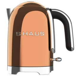 Cana electrica Swiss Haus SH-SWK2127, 2000 W, 1,7 l, Baza rotativa la 360°, Filtru, Pereti dubli, Cupru