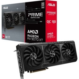 Placa video ASUS AMD Radeon RX 9070 XT PRIME OC 16 GB 90YV0L71-M0NA00, GDDR6, 256 bit