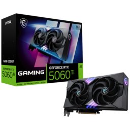Placa video MSI nVidia GeForce RTX 5060 Ti GAMING OC 16GB GEFORCE RTX 5060 TI 16G GAMING OC, GDDR7, 128 bit