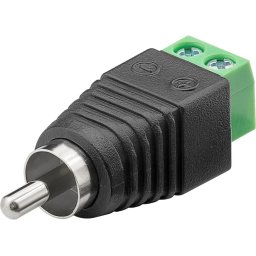Mufa RCA tata rapida tip regleta prindere cu surub Goobay 76740