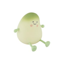 Globo 2871 - Lampă de veghe reîncărcabilă pentru copii MANGI, LED RGBW, cu intensitate reglabilă, 2W/5V, acumulator 800 mAh, culoare mango