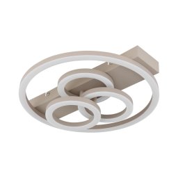 Globo 48040-40SA-LED Plafonieră dimabilă DARRYL I LED/40W/230V dim.: 35 x 33 cm bej + telecomandă