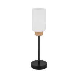 Globo 15977T - Lampă de masă ROWENA 1xE27/60W/230V negru/alb