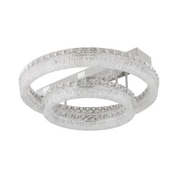 Globo 67387-60D - Plafonieră LED reglabilă LAUREL LED/60W/230V transparentă+telecomandă