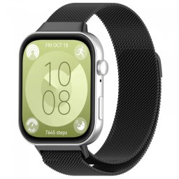 Curea Techsuit W009 pentru Huawei Watch Fit 5 Pro / Fit 5 / Fit 4 Pro / Fit 4 / Fit 3, Neagra