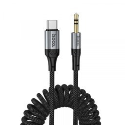 Cablu Audio USB-C - 3.5mm HOCO UPA33B, 1.5m, Negru