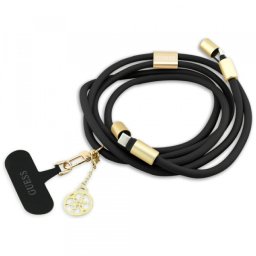 Cablu Date si Incarcare USB-C - USB-C Guess CBDY 4G Charm, 100W, 1.5m, Negru