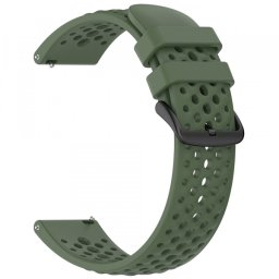 Curea Techsuit W083 pentru Amazfit Watch / Samsung Watch Series, 22mm, Verde