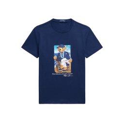 POLO RALPH LAUREN T-Shirt 26/1 Jersey-Knt 710B21964001 410 navy