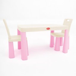 Set masa copii si scaune mykids 04680/12 light pink