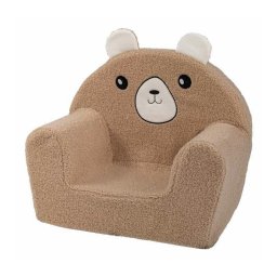 Fotoliu din burete, bubaba, cozy teddy, pentru copii, 9 luni-5 ani, brown