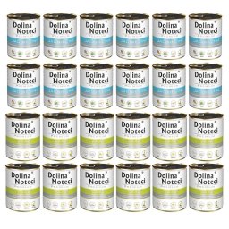 DOLINA NOTECI Mix arome Premium pentru câini 24x800g cu miel și câscă cu cartofi