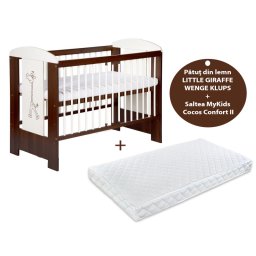Set Patut KLUPS Little Giraffe Wenge si Saltea MyKids