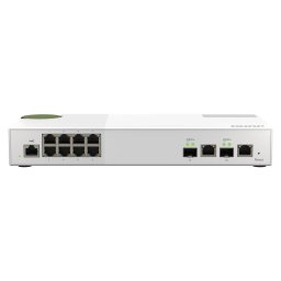 QNAP QSW-M2108-2C switch-uri Gestionate L2 2.5G Ethernet (100/1000/2500) Gri, Alb