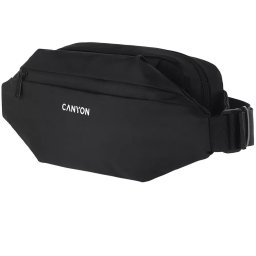 Canyon FB-1, Fanny pack - Borseta, 270 mm x 130 mm x 55 mm, poliester interior-exterior, Negru