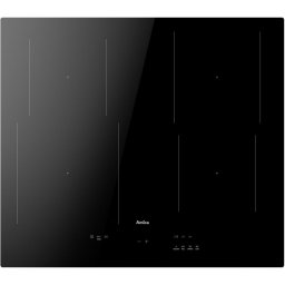 Plita cu Inductie Amica PIM6540PHTUN 3.0, 59 cm, 4 Zone, Touch Control, Functie Booster, Timer, Negru