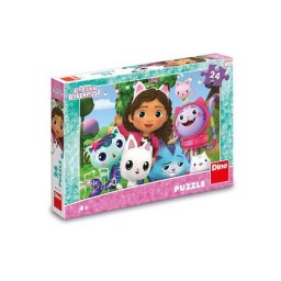 Puzzle Dino Gabby's Dollhouse, 24 piese, Multicolor