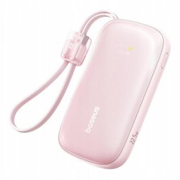 Baterie Externa Baseus EnerFill FC21 Qpow 3 Ultra, 20000mAh, 22.5W, QC + PD, 1 x USB-A - 1 x USB-C, Roz