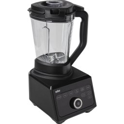 Blender cu carafa Braun PowerBlend 9 JB 9040, 1600 W, 45000 RPM, 3 l, 18 programe, Negru