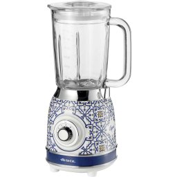 Blenderul Ariete Capri stand mixer, 1000 W, recipient sticla, capacitate 1,5 L, Alb-Multicolor