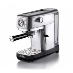 Espressor manual/aparat espresso Ariete 1381/10 P, 1300W, 15 bar, 1100 ml, thermoblock, duza spumare maxi cappuccino, Inox