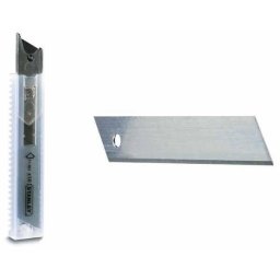 Lame 18mm Stanley, set 10 bucati, 0,55mm grosime, 110mm lungime