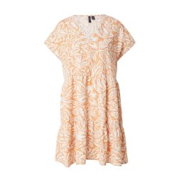 VERO MODA Rochie de vară 'NETHE' bej / bej închis / portocaliu