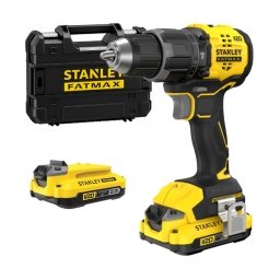 Stanley - SFMCD716D2T - Masina de gaurit si insurubat cu percutie cu 2 acumulatori, Li-Ion, 18 V, 2 Ah, 65 Nm, motor fara perii, led iluminare, valiza speciala
