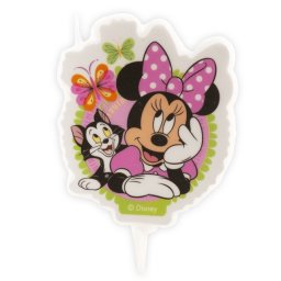 Lumanare tort Minnie Mouse 2D 7.5 cm