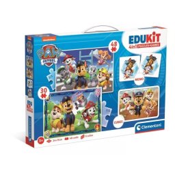 Clementoni: Edikut 4 în 1 colecție de jocuri - Paw Patrol