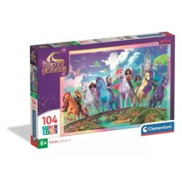 Clementoni: Academia Unicornilor - Puzzle de 104 piese